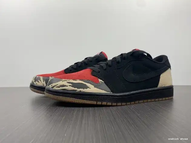 Rep Onekick Air Low 1 SoleFly x Carnivore Jordan DN3400-001 0404